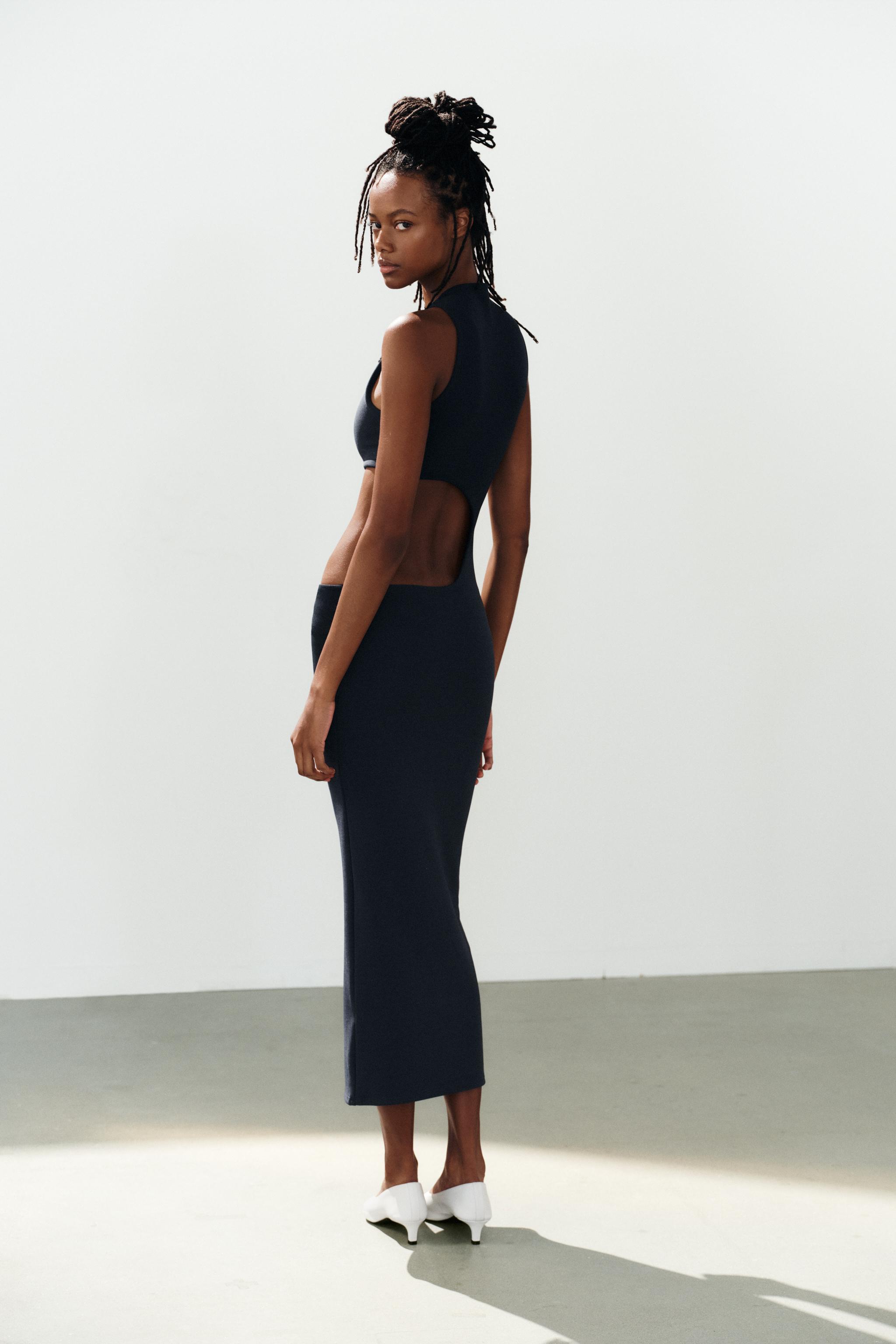 ROBE MI-LONGUE OUVERTURE STRETCH